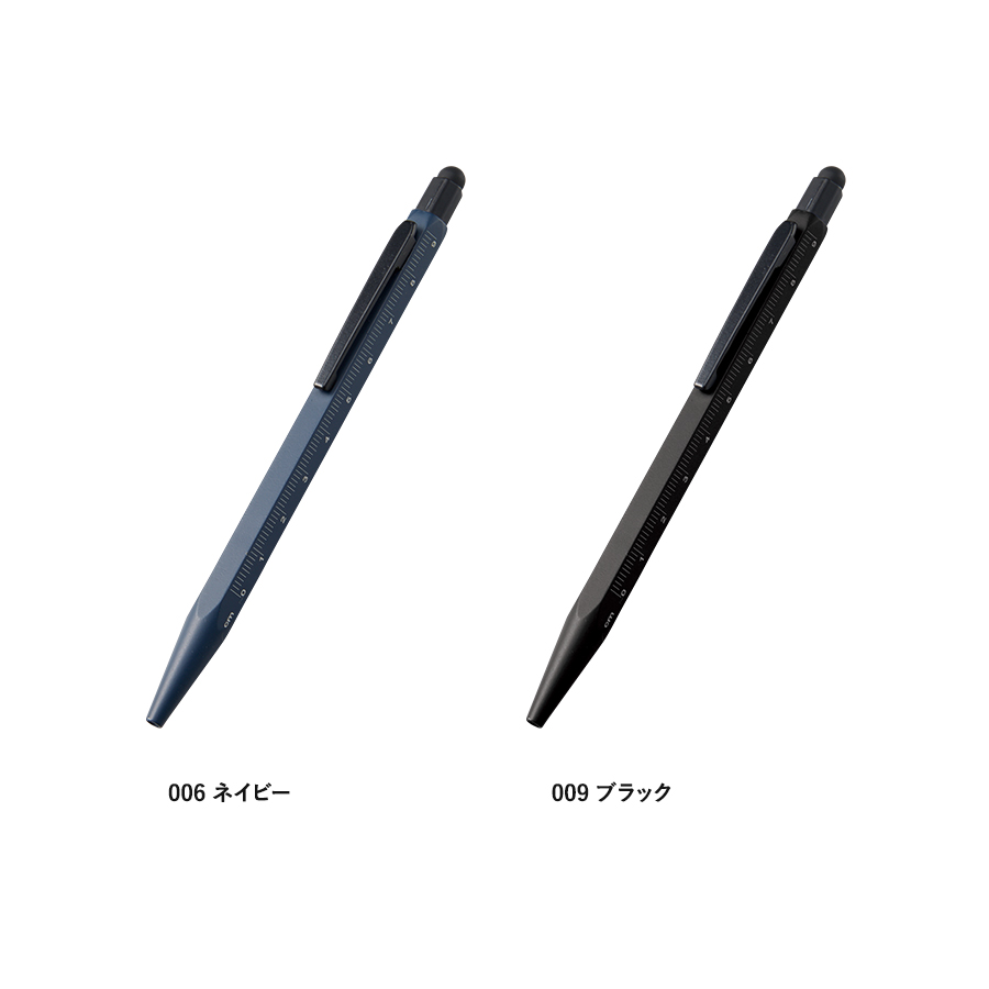 【先行掲載】タッチペン付メタル六角ボールペン（再生アルミ）