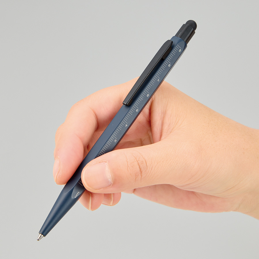 【先行掲載】タッチペン付メタル六角ボールペン（再生アルミ）