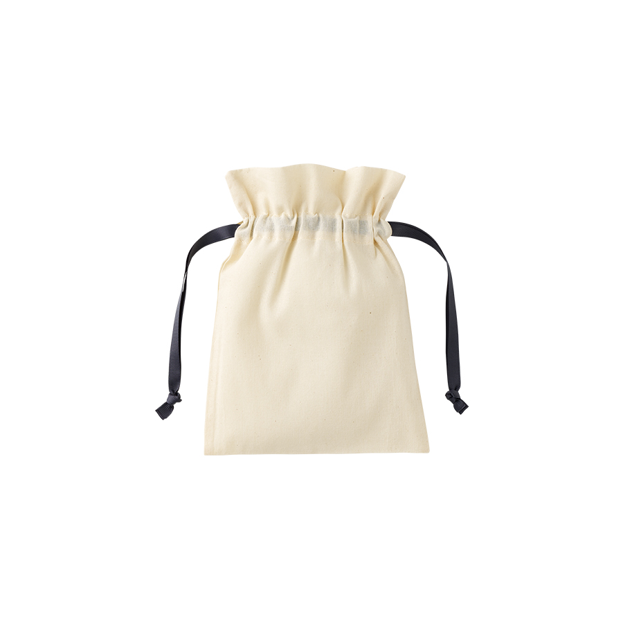 コットンカラーリボン巾着（S）