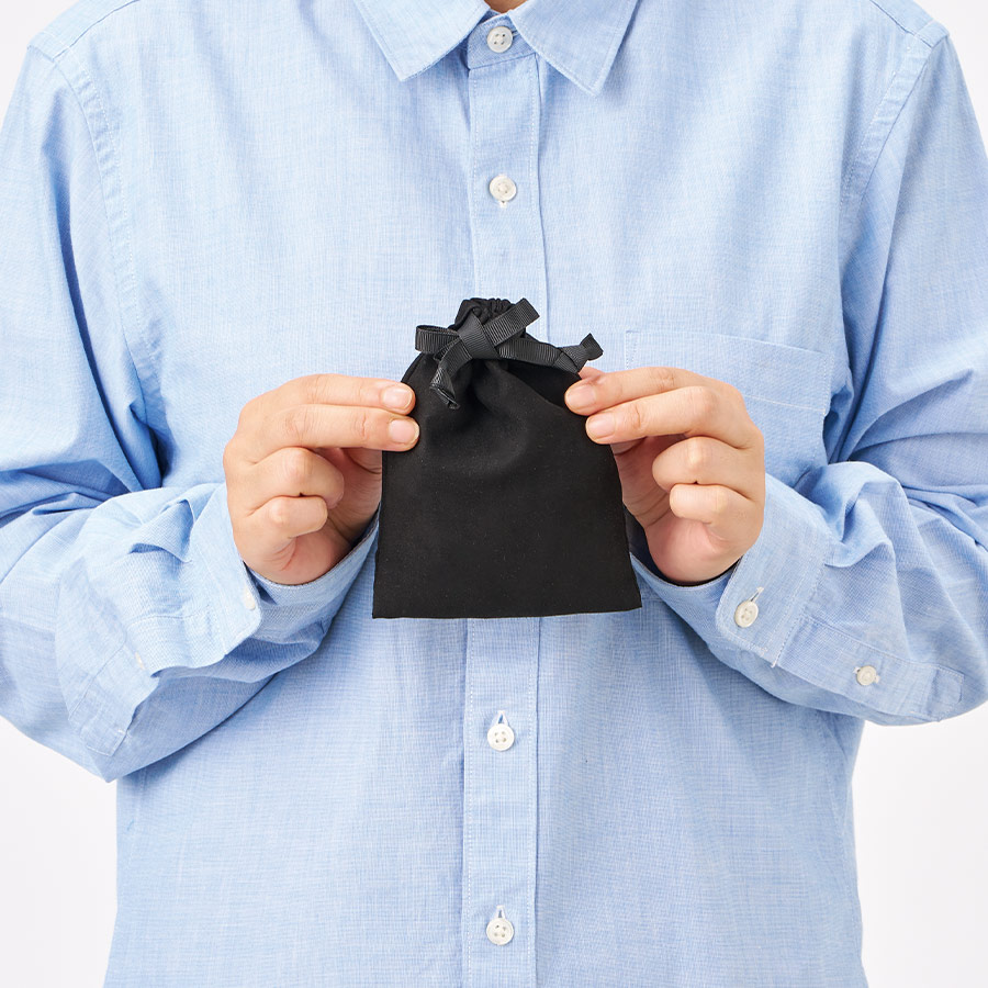 【先行掲載】スウェード風巾着（S）