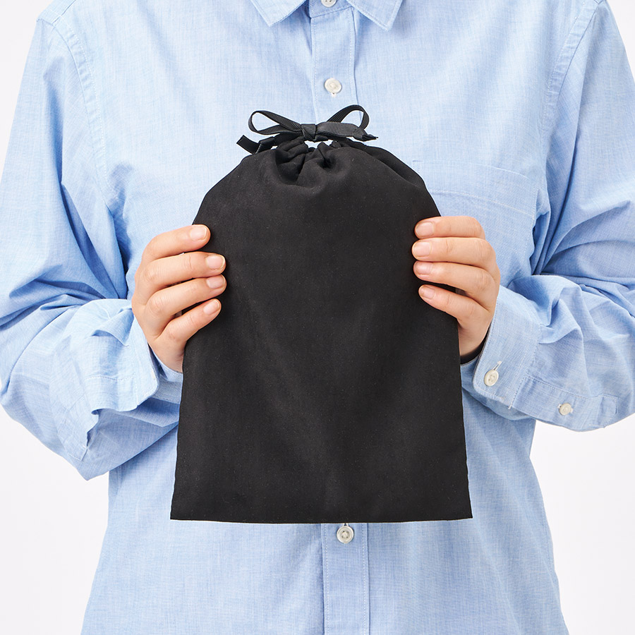 【先行掲載】スウェード風巾着（M）