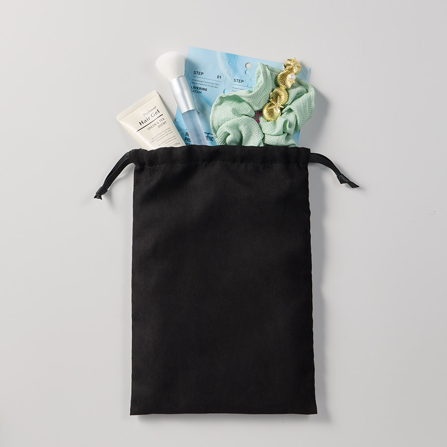 【先行掲載】スウェード風巾着（M）