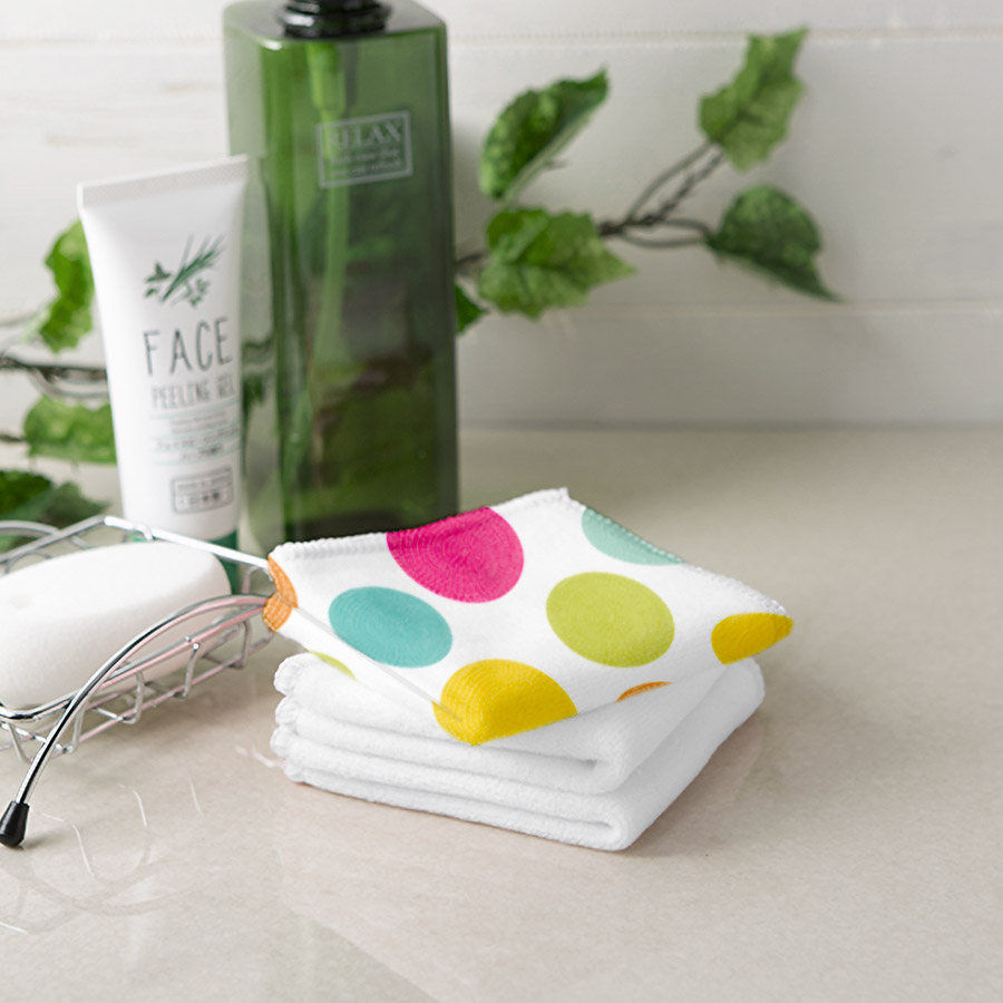 ソフトタッチミニタオル　ホワイト