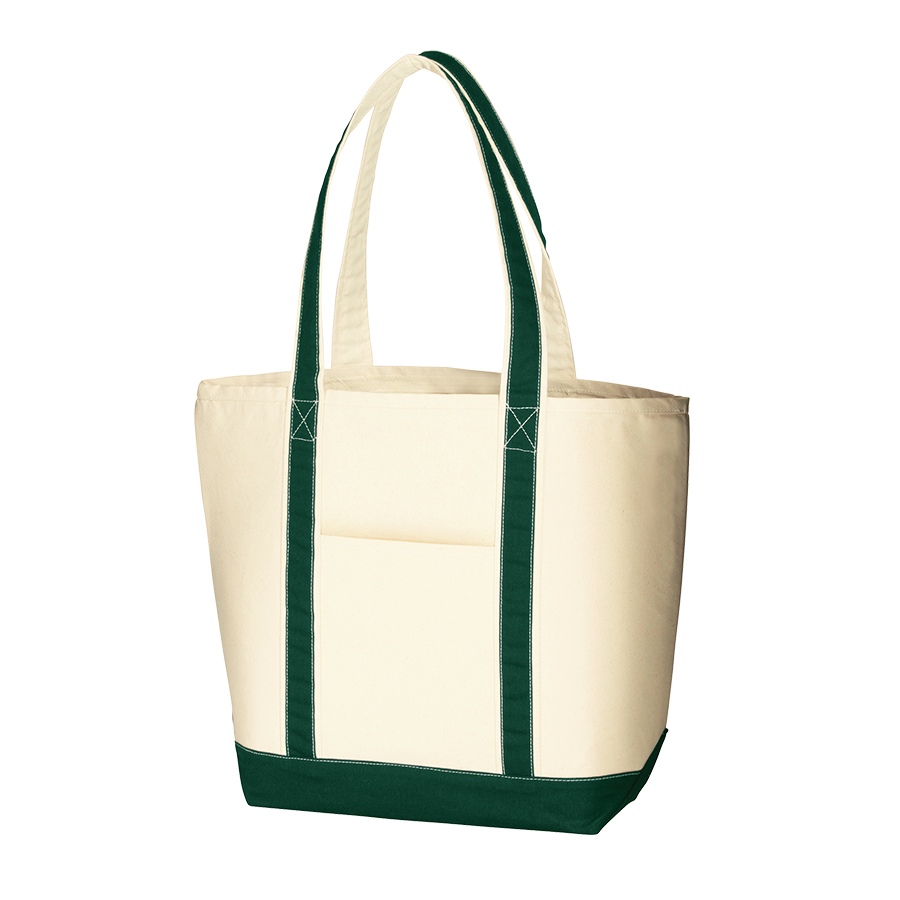 キャンバスバイカラートート（L）