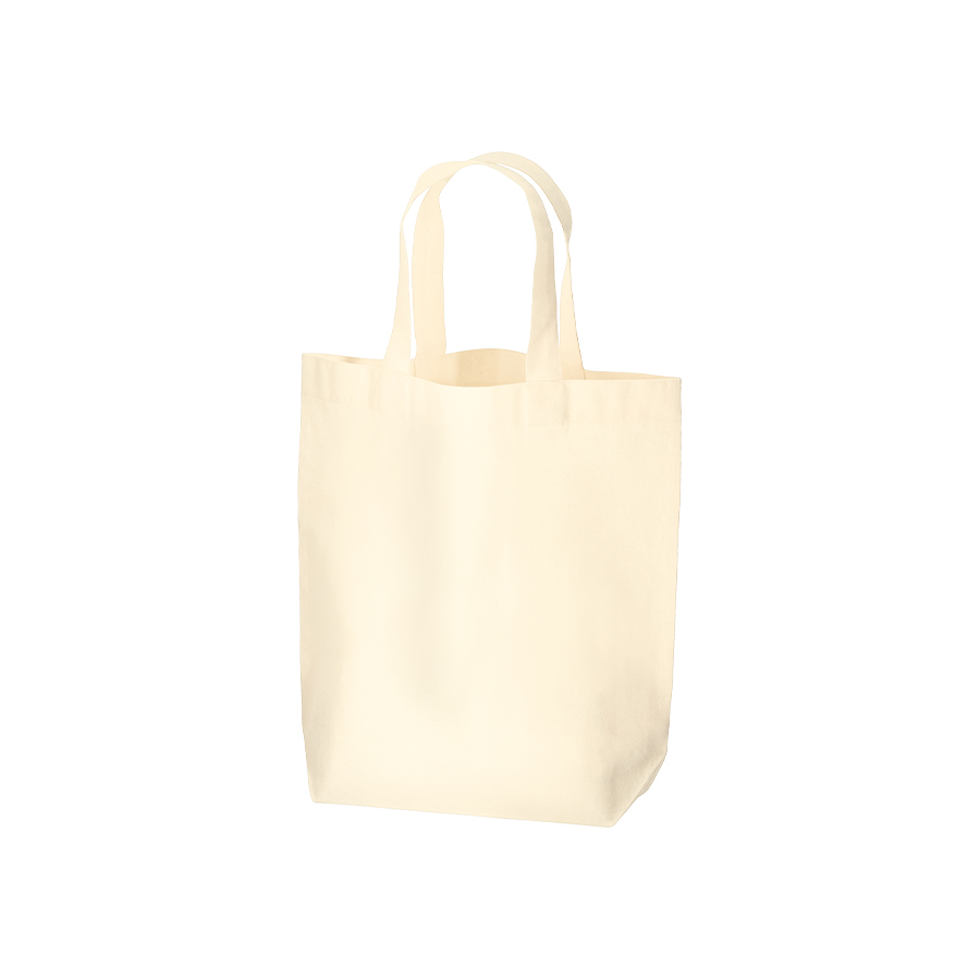 厚手コットンマチ付トート（Ｍ）　ナチュラル