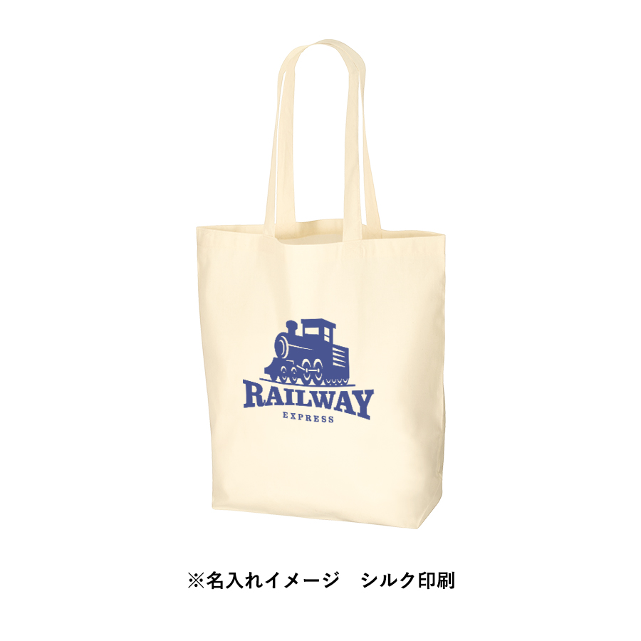 厚手コットンマチ付トート（Ｌ）　ナチュラル
