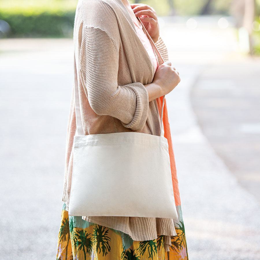 キャンバスサコッシュ　インナーポケット付　ナチュラル