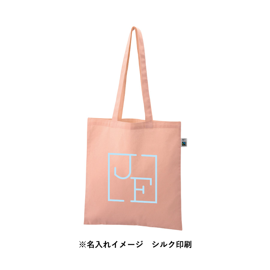 フェアトレードコットンカジュアルフラットバッグ（L）