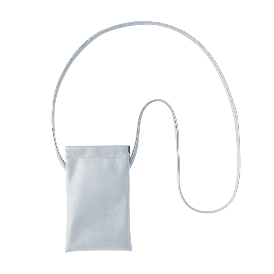 バネ口レザースタイルサコッシュ