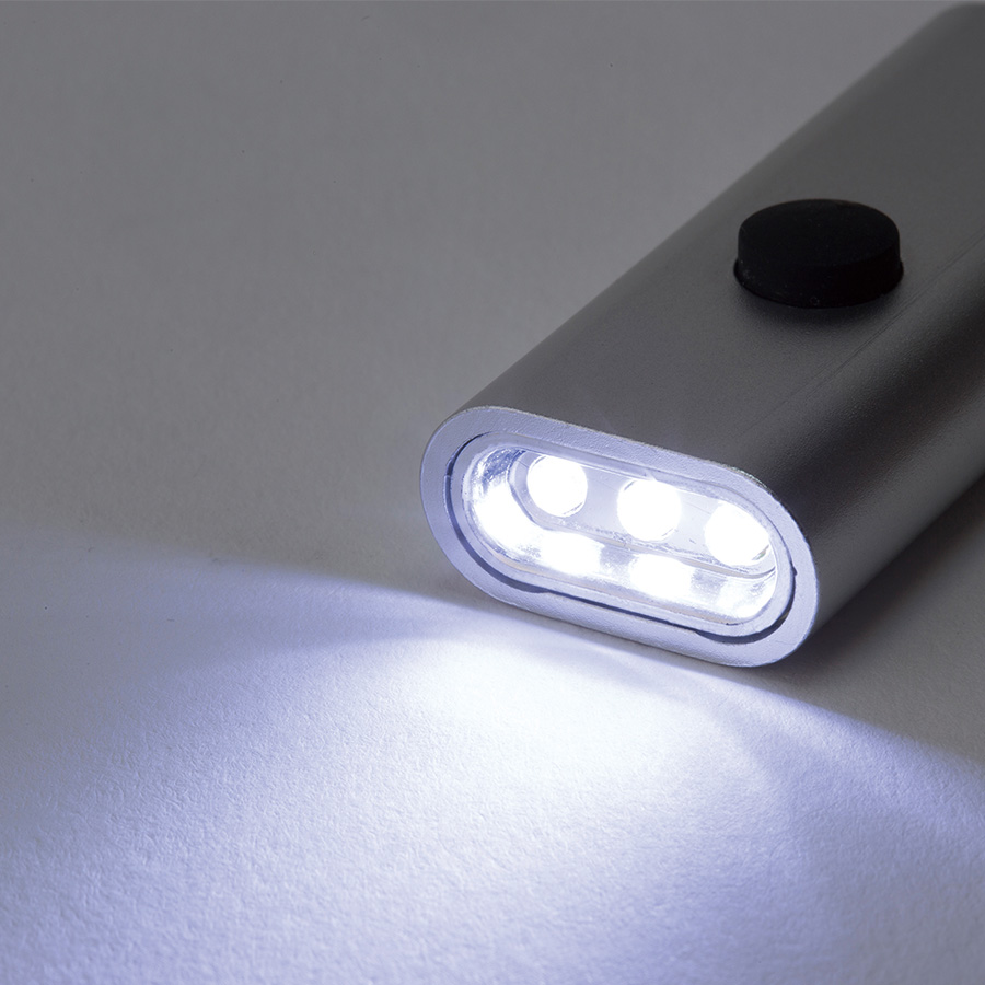 LED３灯フラットライトキーホルダー
