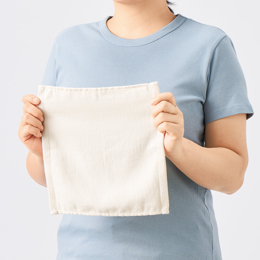 オーガニックコットンハンドタオル