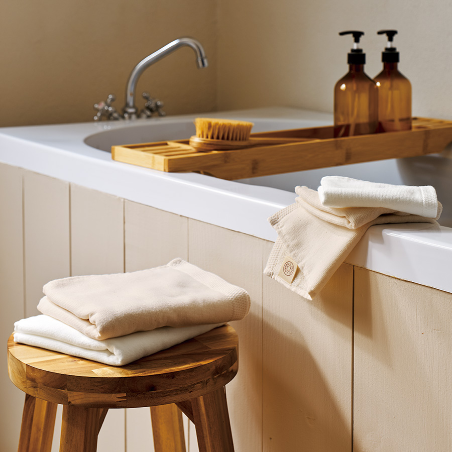 オーガニックコットンハンドタオル