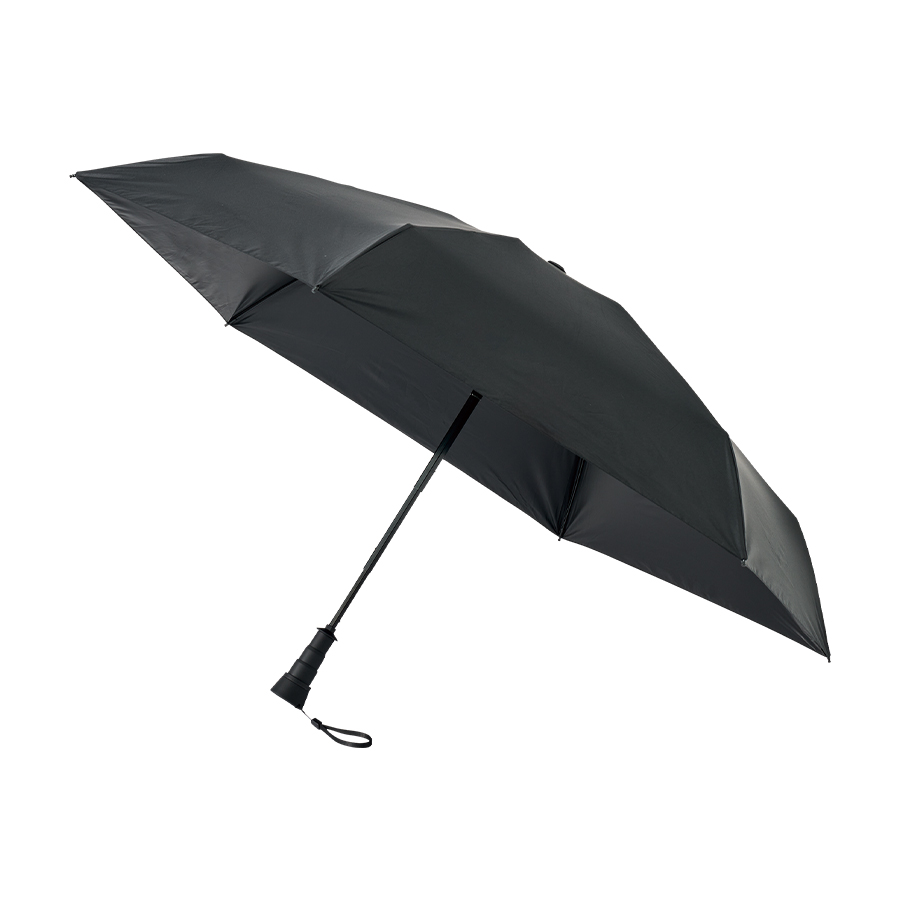 のびるハンドル5段遮光折りたたみ傘