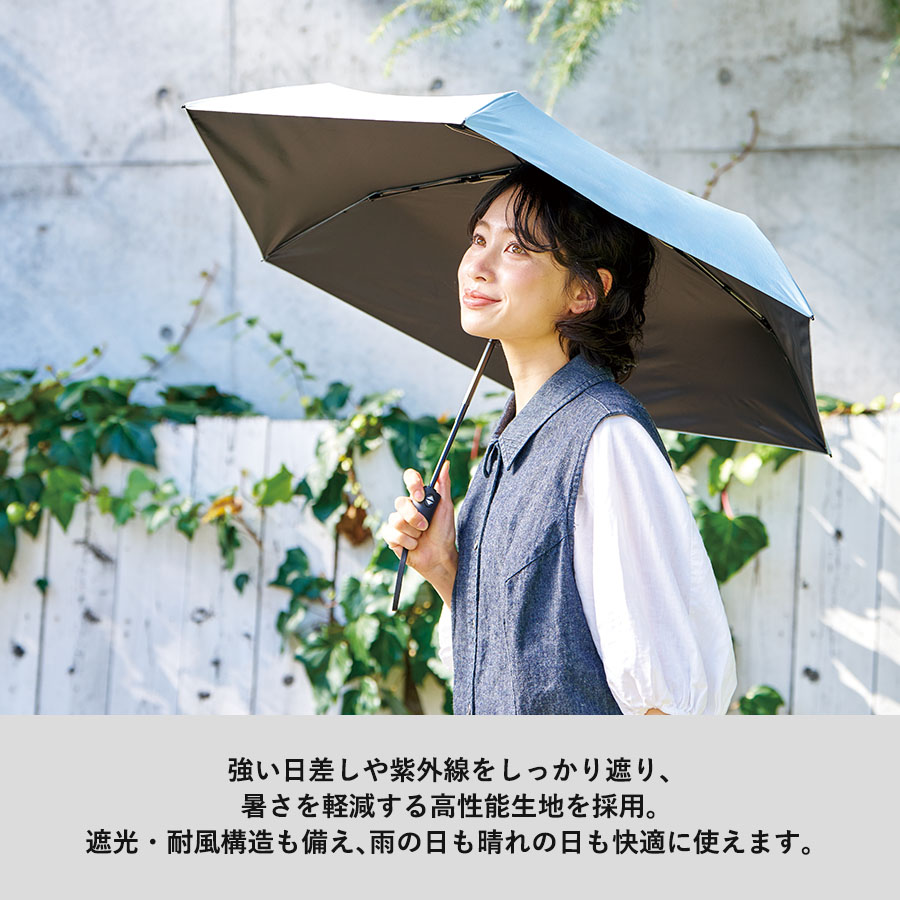 【先行掲載】自動開閉遮熱遮光折りたたみ傘