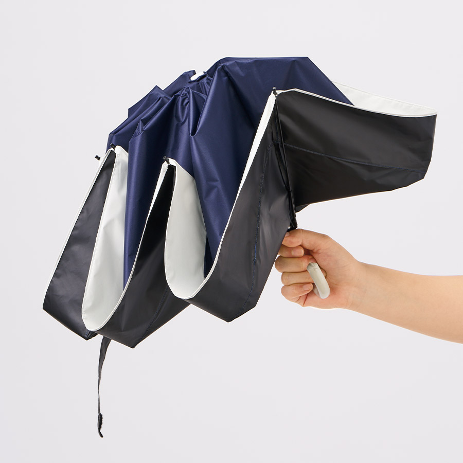 【先行掲載】ドーム型ツートーン遮光折りたたみ傘