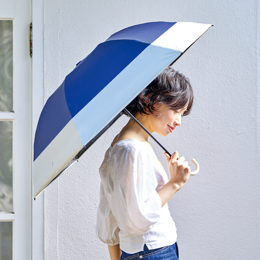 【先行掲載】ドーム型ツートーン遮光折りたたみ傘