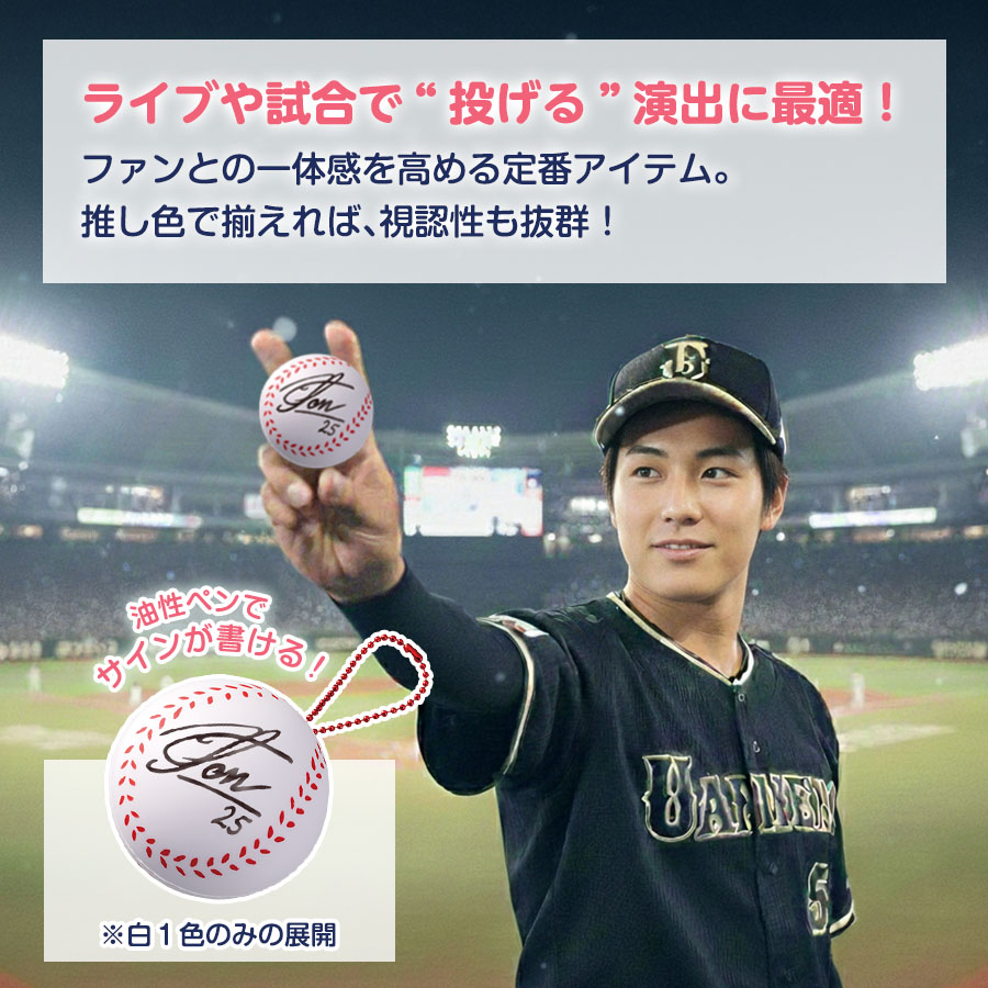 サインボール（野球ボール型）