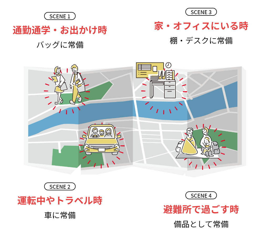 どこにいても“いざ”は起こる