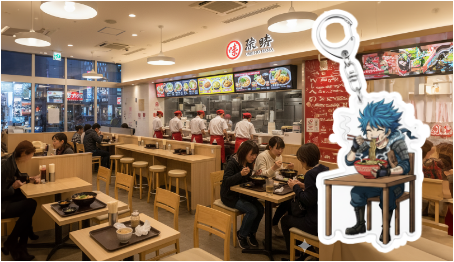 飲食店 × アニメキャラクターコラボ