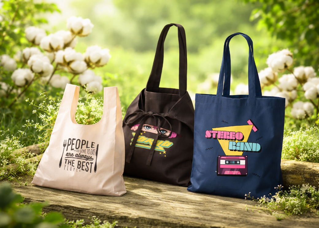 オーガニックコットンバッグ