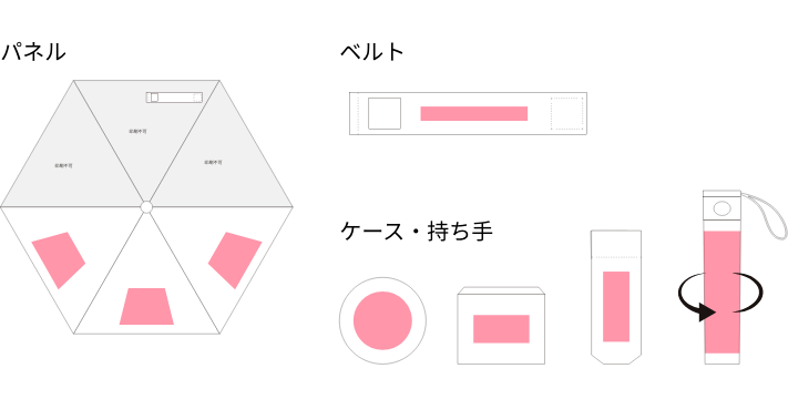 名入れできる折りたたみ傘特集