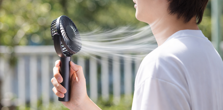 大風量でしっかり涼しい！