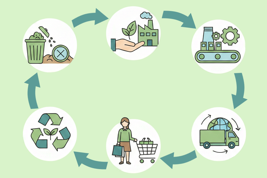 エコマークは、素材だけでなく“つくられ方”まで評価される