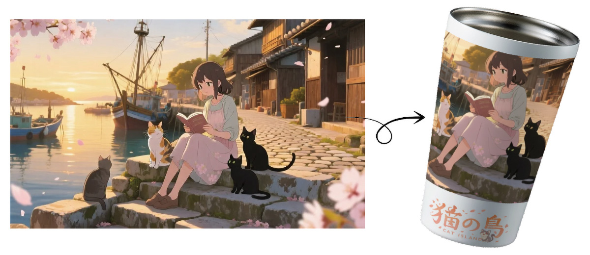 アニメ名シーンをそのまま再現