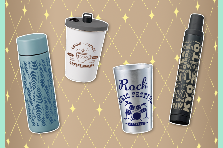 回転シルク印刷なら発色が良く、くっきりとした仕上がりに