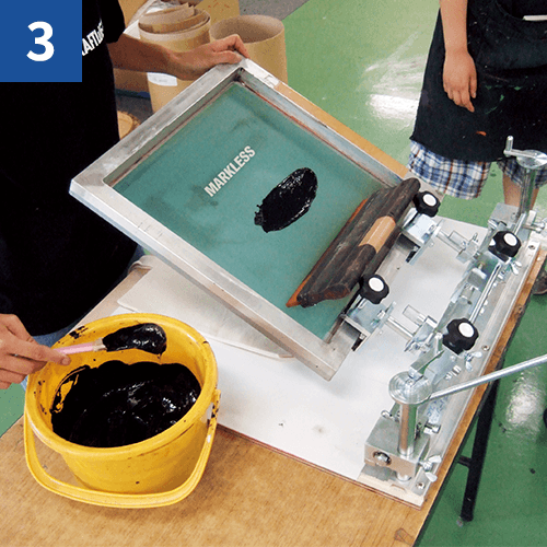 印刷台へセット