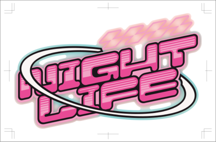 グラデーションやぼかしの効果のあるデザイン